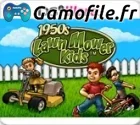 1950s Lawn Mower Kids